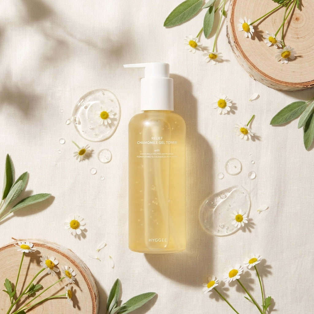 HYGGEE Relief Chamomile Gel Toner 200ml - key ingredients