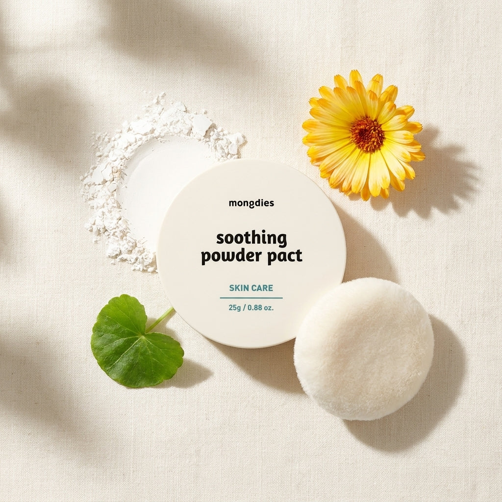 Mongdies Baby Powder 25g - ingredient flat-lay