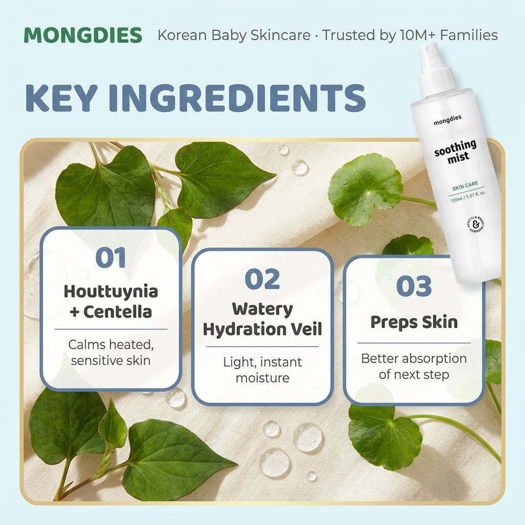 Mongdies Face Mist 150ml - key ingredients