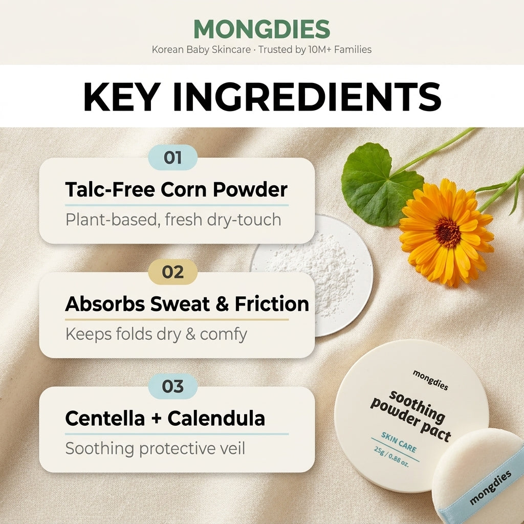 Mongdies Baby Powder 25g - key ingredients