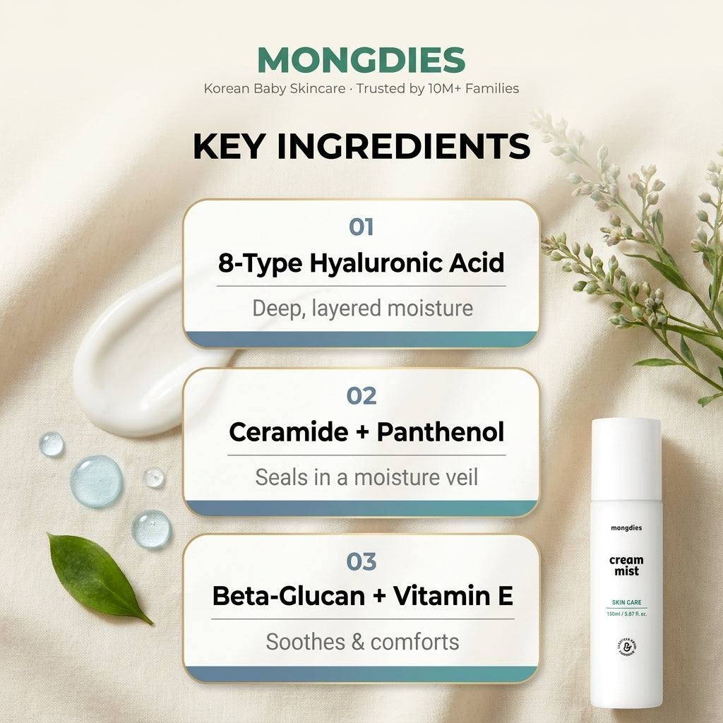 Mongdies Face Mist 150ml - key ingredients