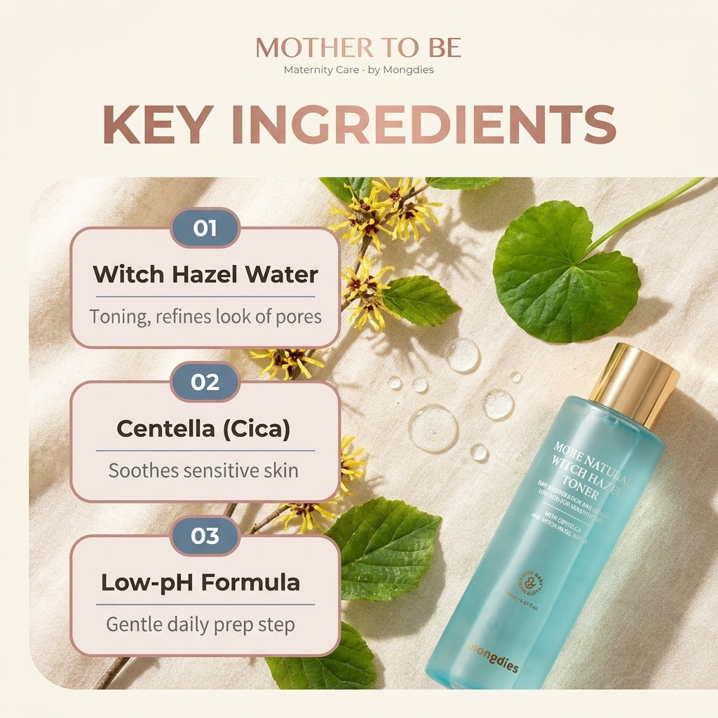 Mother to Be Toner 200ml - key ingredients