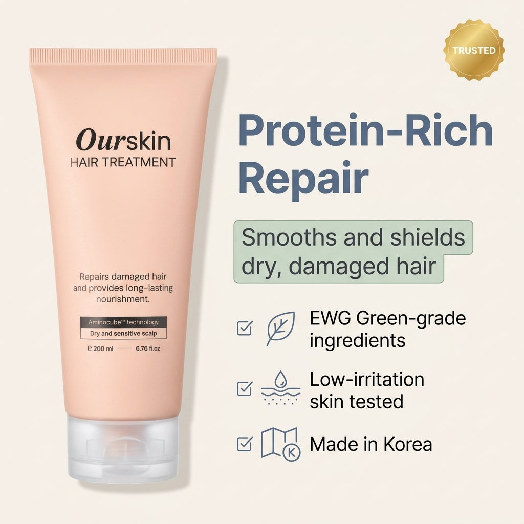 Our Skin Hair Treatment 200ml - key benefit