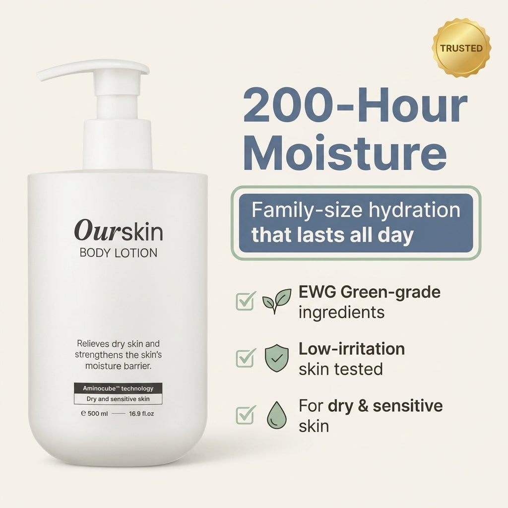 Our Skin Body Lotion 500ml - key benefit