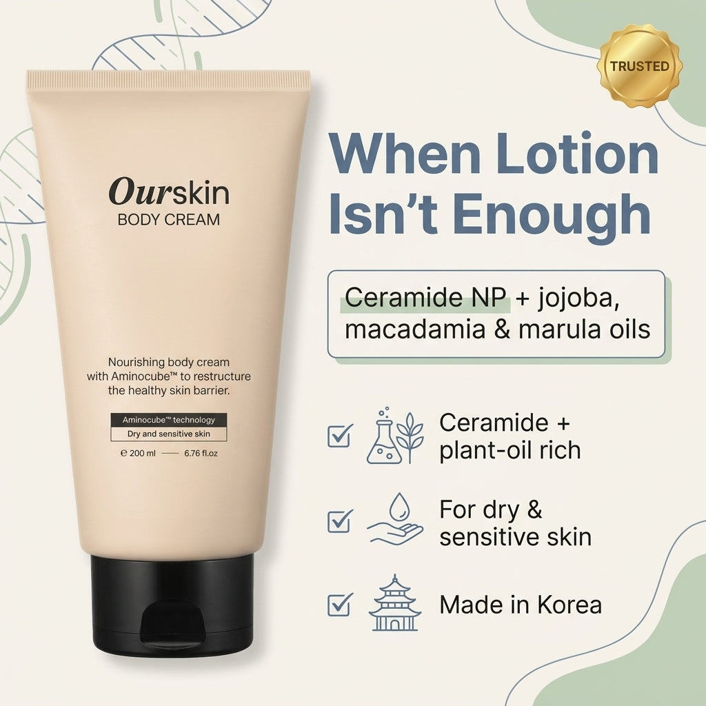 Our Skin Body Cream 200ml - key benefit