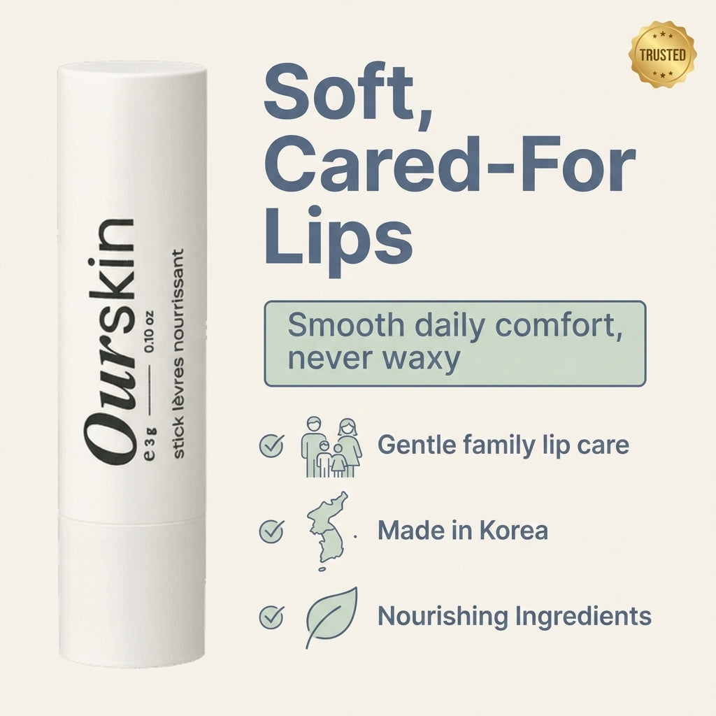 Our Skin Lip Balm 3g - key benefit