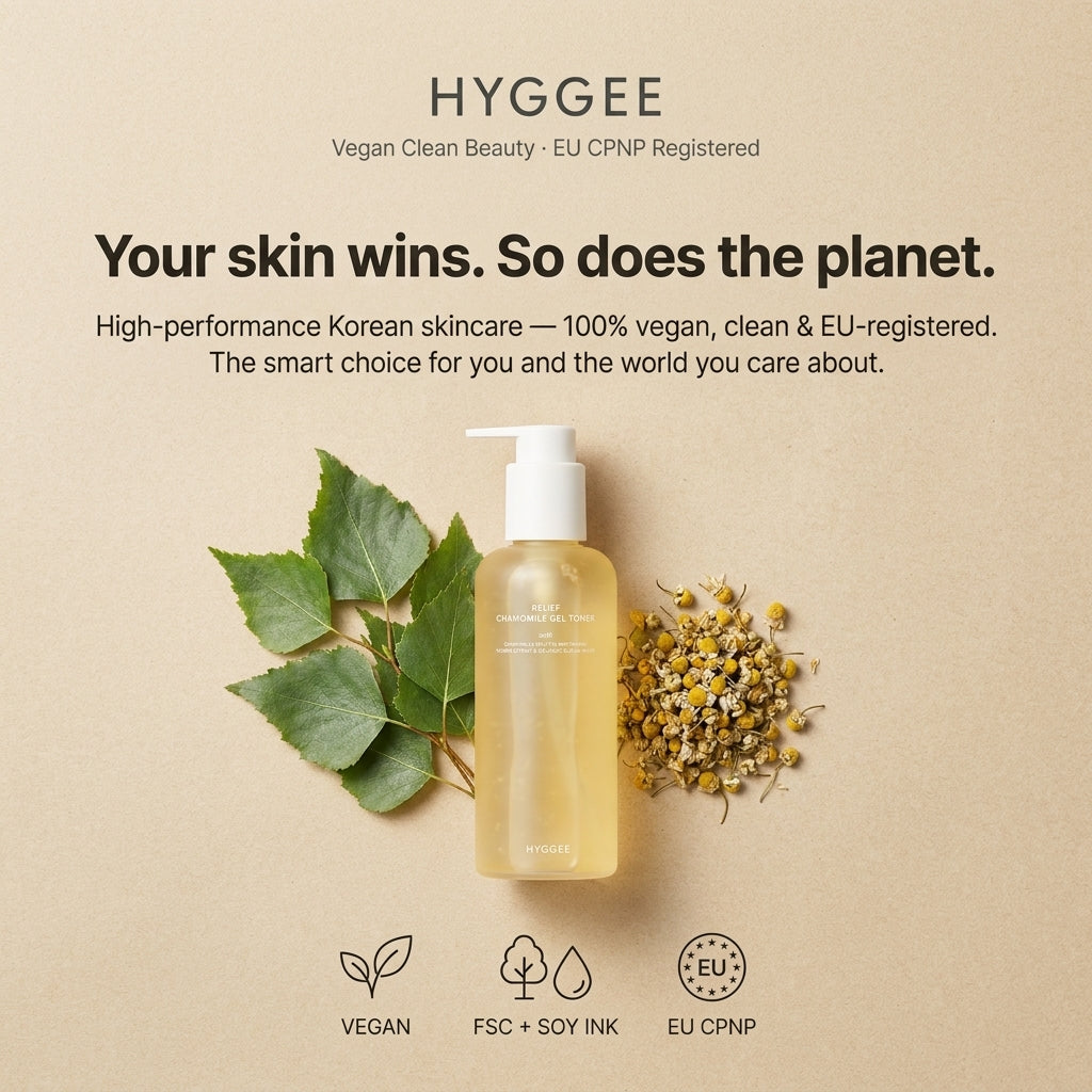 HYGGEE Relief Chamomile Gel Toner 200ml - clean & vegan