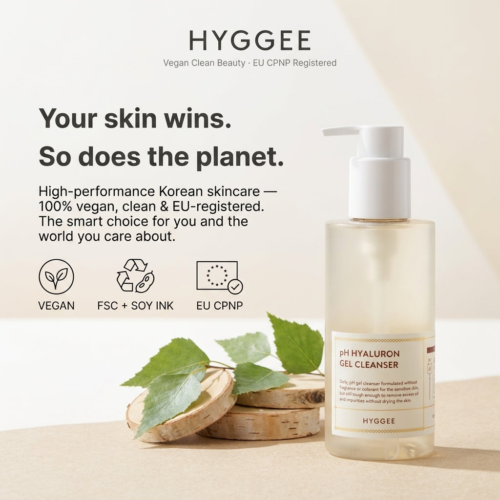 HYGGEE pH Hyaluron Gel Cleanser 200ml - clean & vegan
