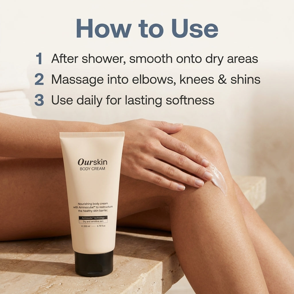 Our Skin Body Cream 200ml - how to use