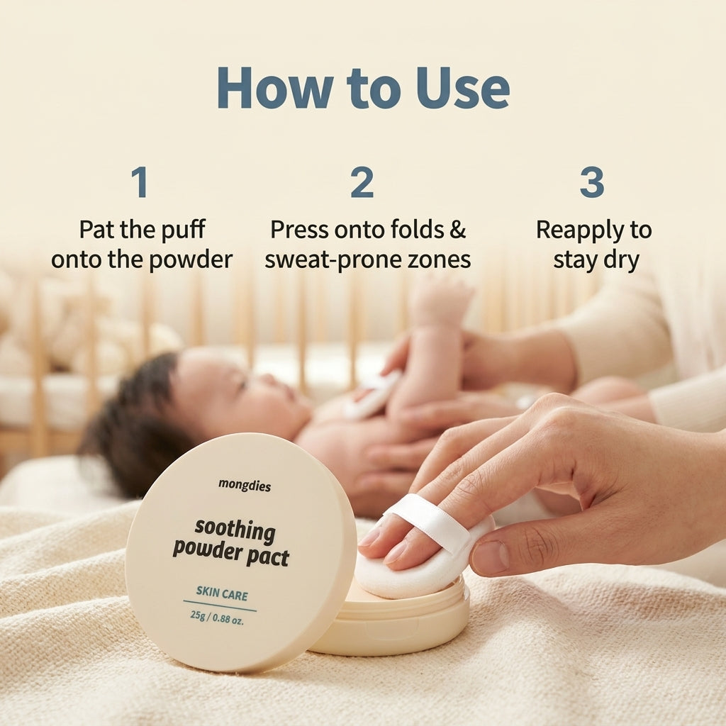 Mongdies Baby Powder 25g - how to use