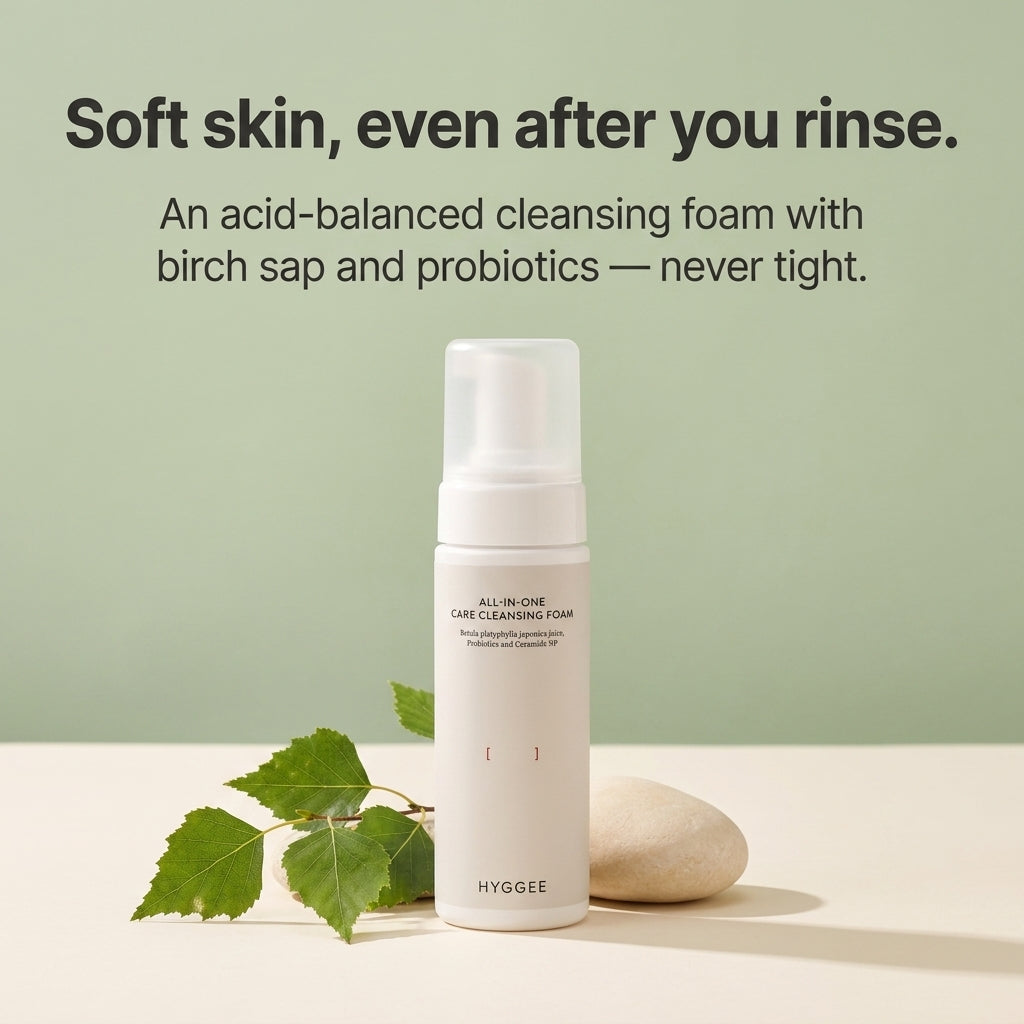 HYGGEE All-In-One Care Cleansing Foam 150ml - the solution