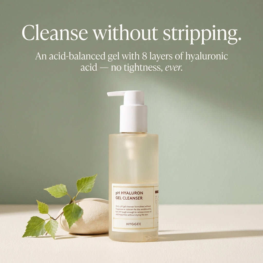 HYGGEE pH Hyaluron Gel Cleanser 200ml - the solution