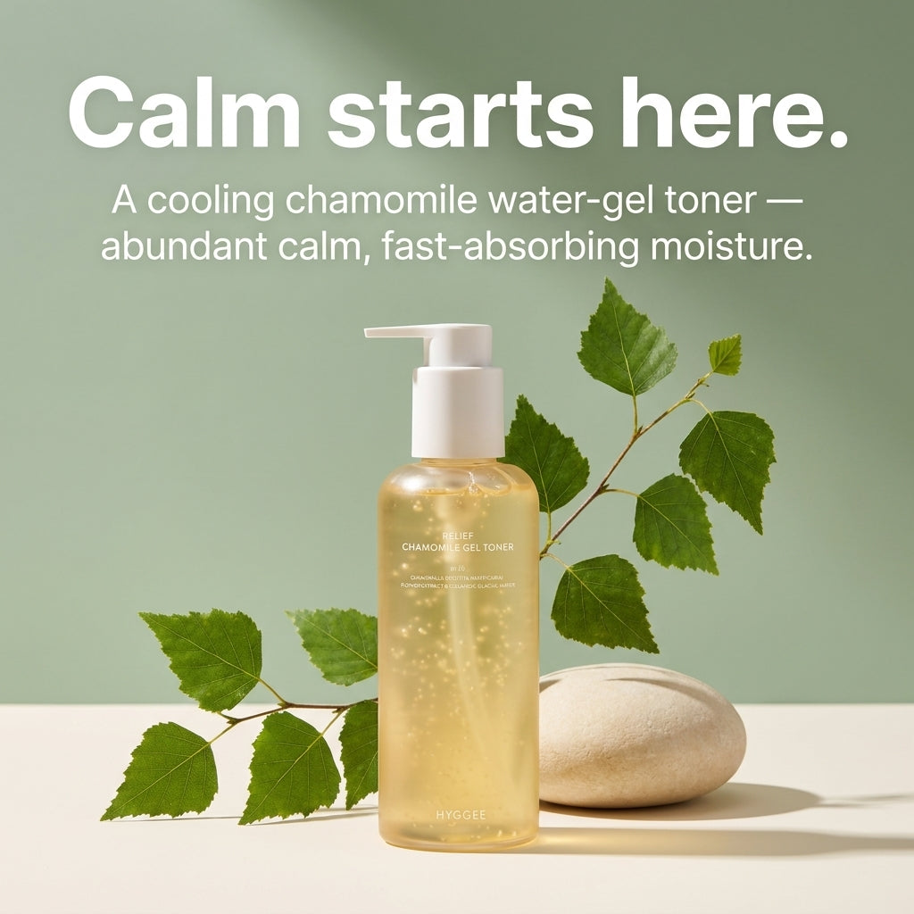 HYGGEE Relief Chamomile Gel Toner 200ml - the solution