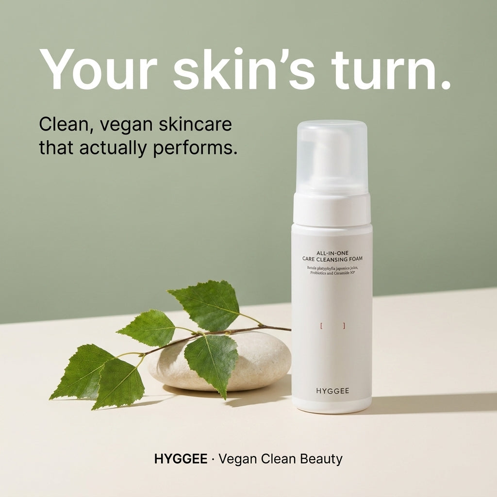 HYGGEE All-In-One Care Cleansing Foam 150ml - why HYGGEE