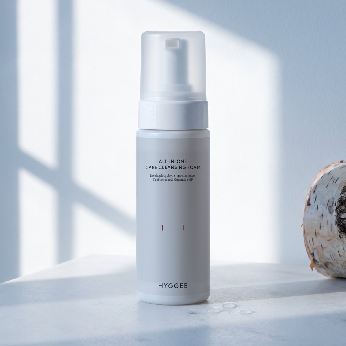 HYGGEE 4-Step Routine Set, step 1: All-In-One Care Cleansing Foam 150 ml