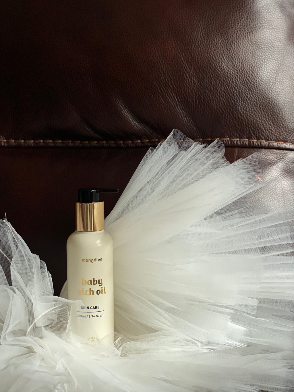 Mongdies Baby Rich Oil 200ml | Newborn Massage & Body Oil | EWG Green