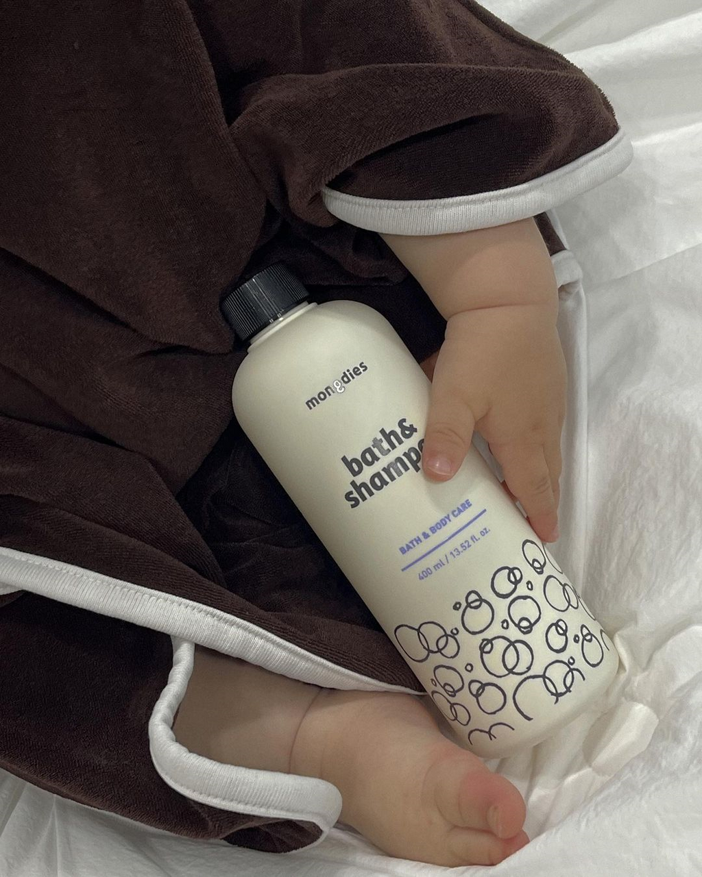 Mongdies Baby Newborn Essentials Set | Bath & Shampoo + Ato Lotion + Hip Cleanser | First Skincare for Baby Canada
