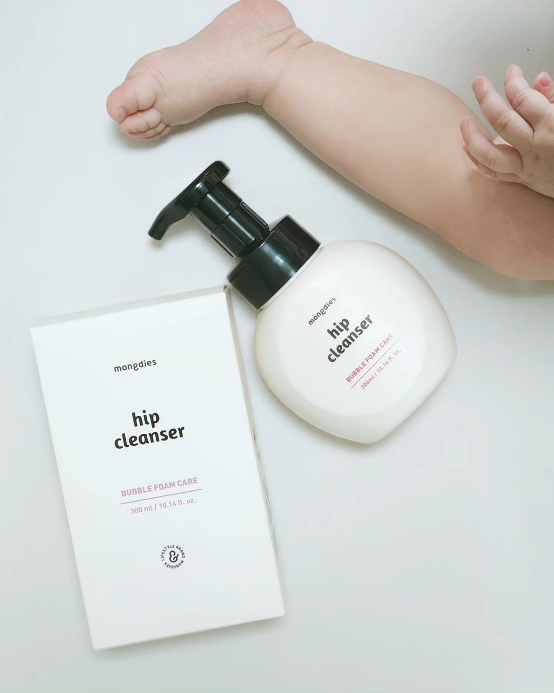 Mongdies Baby Newborn Essentials Set | Bath & Shampoo + Ato Lotion + Hip Cleanser | First Skincare for Baby Canada
