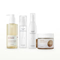 HYGGEE Gel Cleanser & Pad Set: pH Hyaluron Gel Cleanser 200 ml, Toner Pad 70 pads, All-In-One Mist 100 ml, All-In-One Essence 110 ml