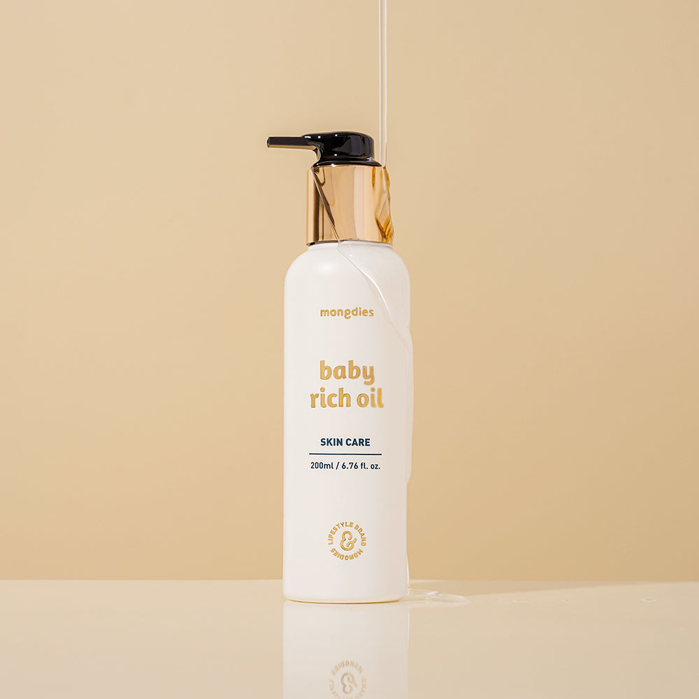 Mongdies Baby Rich Oil 200ml 몽디에스 베이비 리치 오일 - Korean baby massage oil Canada