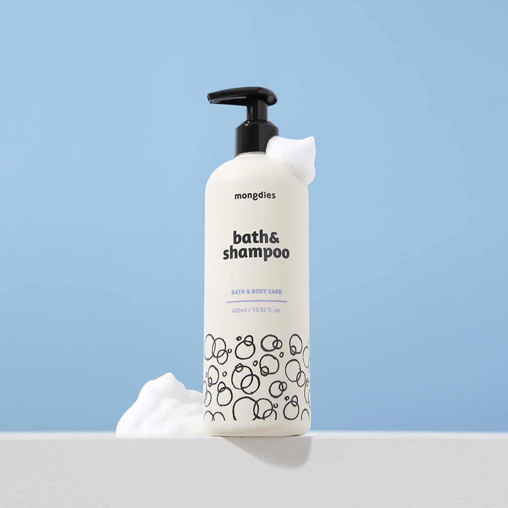 Mongdies Baby Newborn Essentials Set | Bath & Shampoo + Ato Lotion + Hip Cleanser | First Skincare for Baby Canada