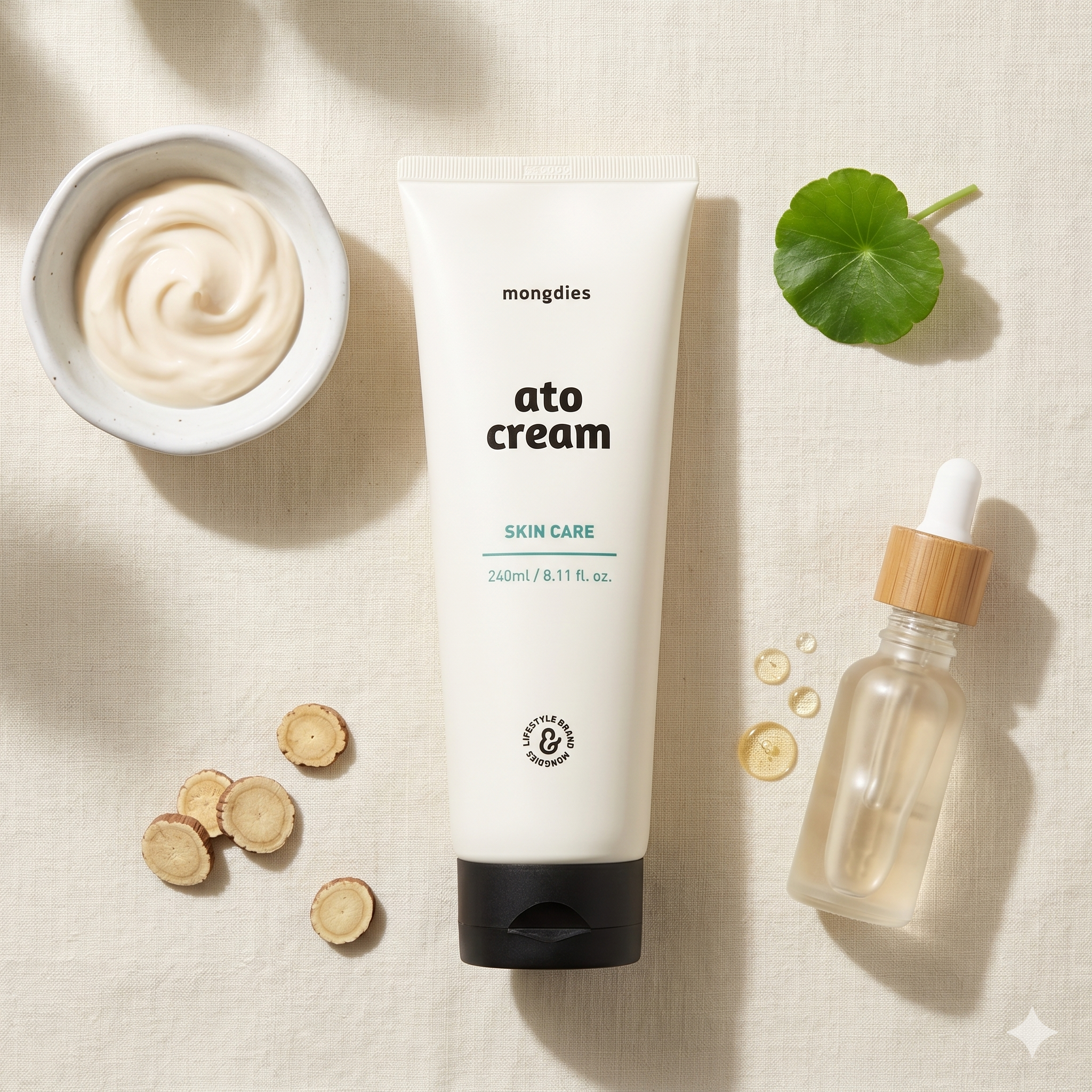 Mongdies Baby Ato Cream 240ml — Korean baby skincare available in Canada