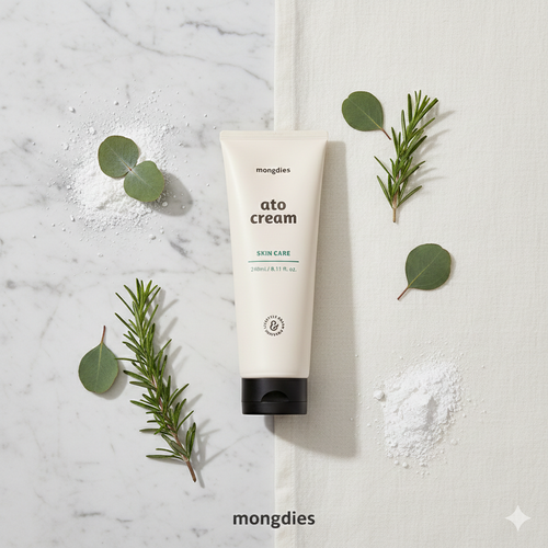 Mongdies Baby Ato Cream 240ml | 200-Hour Moisture Lock | 6 Ceramides | For Delicate Newborn Skin