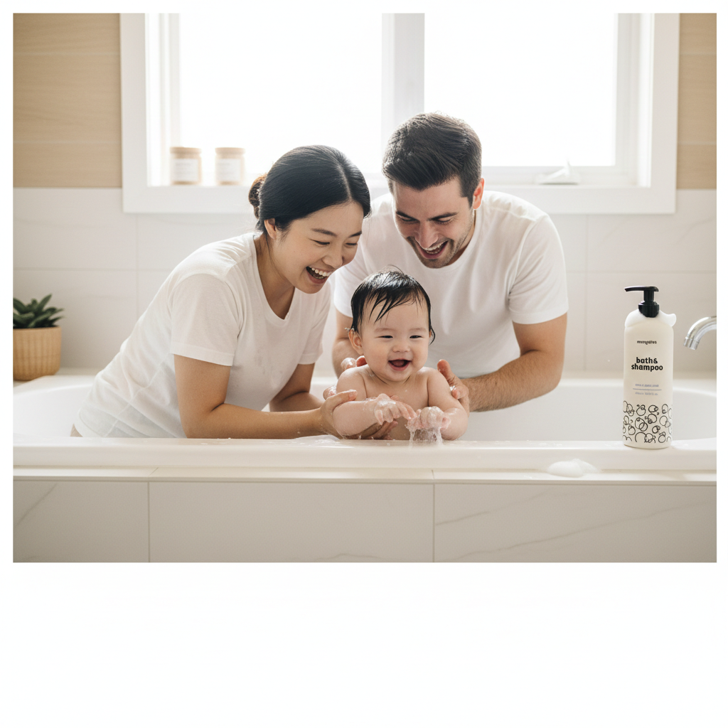 Mongdies Daily Care Trio | Bath & Shampoo + Ato Lotion + Soothing Gel | Baby Routine Bundle