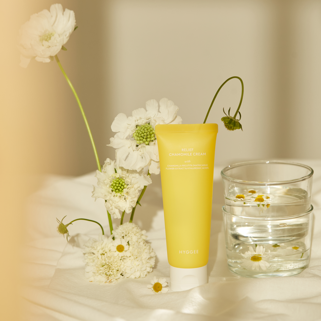 HYGGEE Relief Chamomile Cream 85g - styled shot