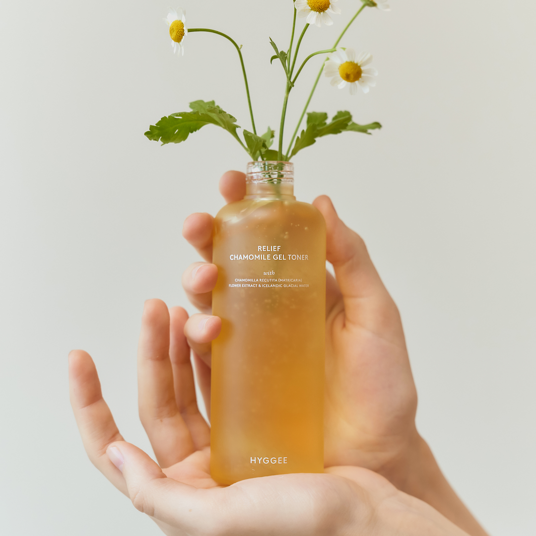 HYGGEE Relief Chamomile Gel Toner 200ml - styled shot